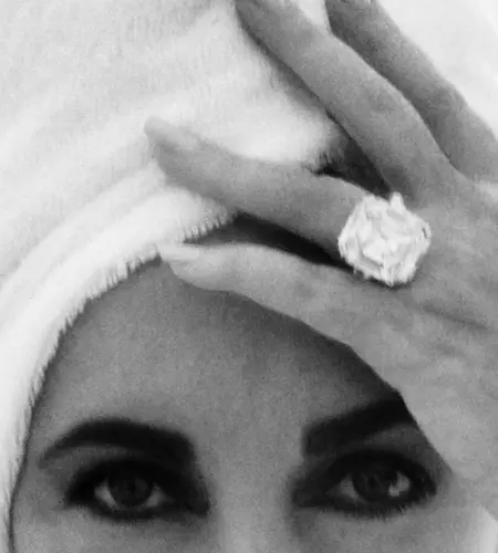 Elizabeth Taylor Asscher Cut Diamond Engagement Ring